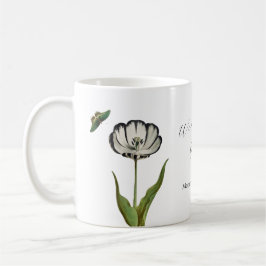 Taza De Café Mariposa Botánica Floral
