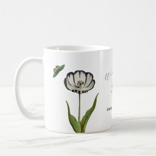 Taza De Café Mariposa Botánica Floral