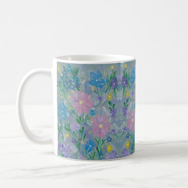 Taza De Café Mariposa Bush Floral Coffee Mug (Izquierda)