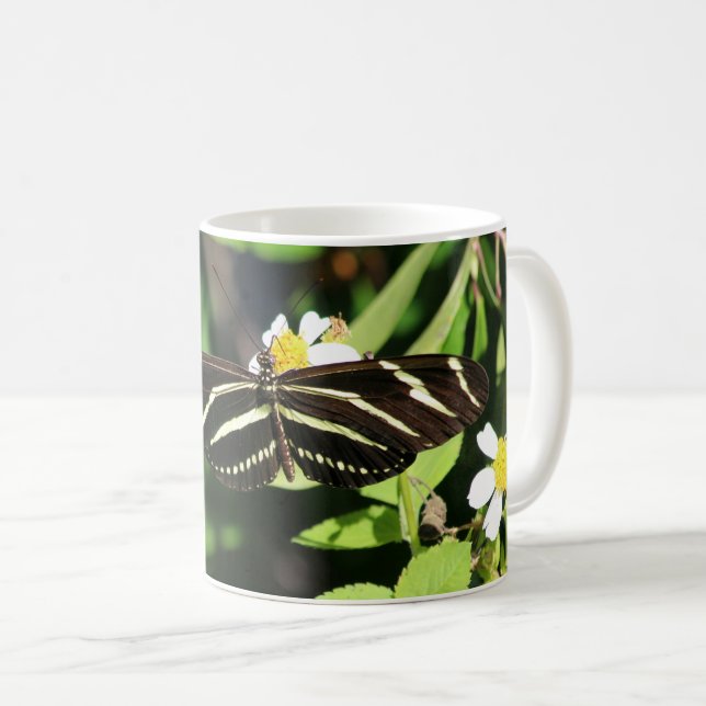 Taza De Café Mariposa cebra (Anverso derecho)
