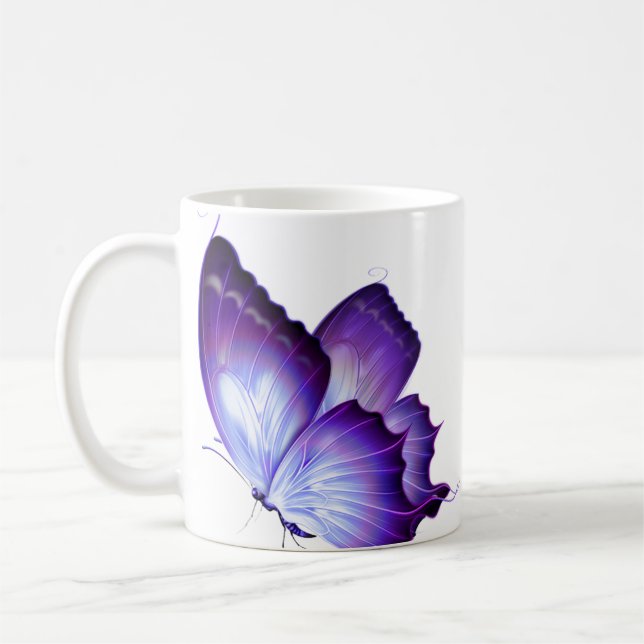 Taza De Café Mariposa de camiseta (Izquierda)