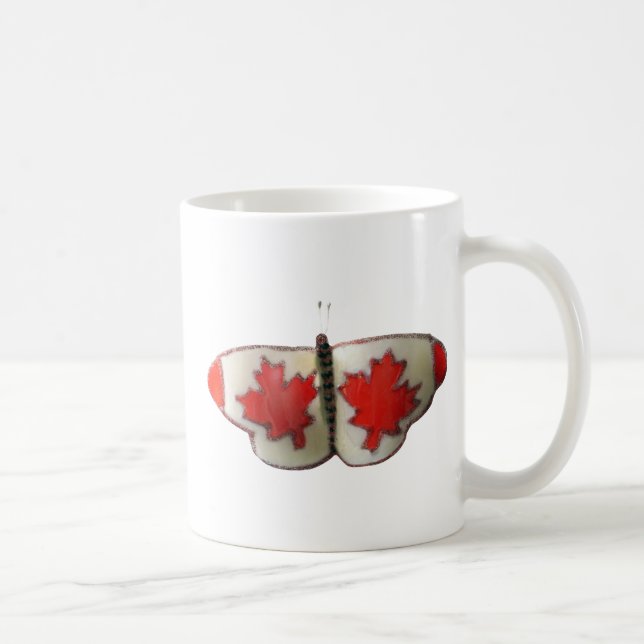 Taza De Café Mariposa de Canadá (Derecha)