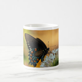 Taza De Café Mariposa de cola de cereal