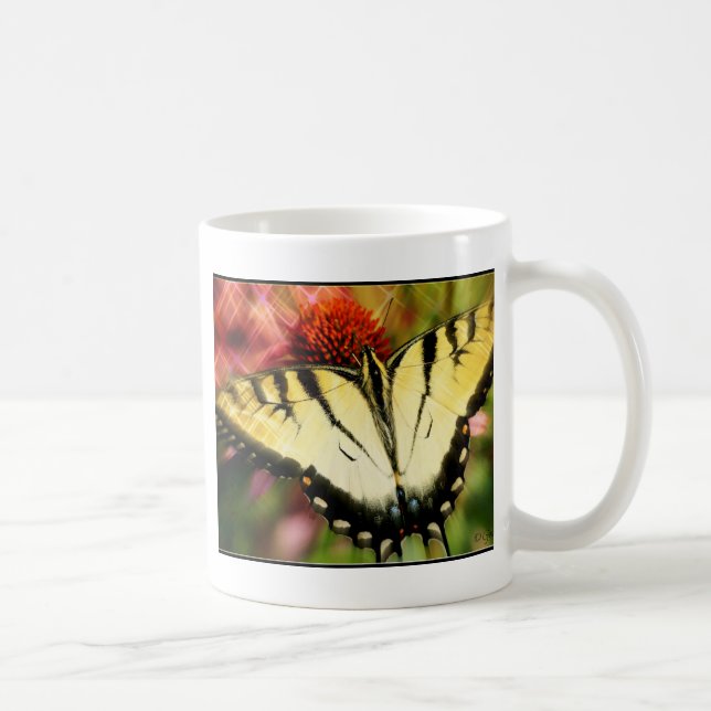 Taza De Café Mariposa de cola tortuga (Derecha)