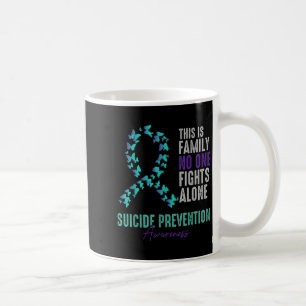 Taza De Café Mariposa de concienciación sobre la prevención del