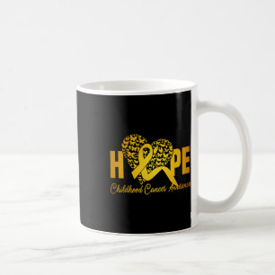 Taza De Café Mariposa de corazón esperanza de una cura cáncer i