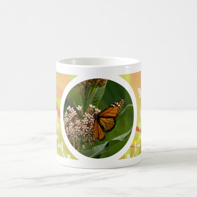 Taza De Café Mariposa de monarca (Centro)
