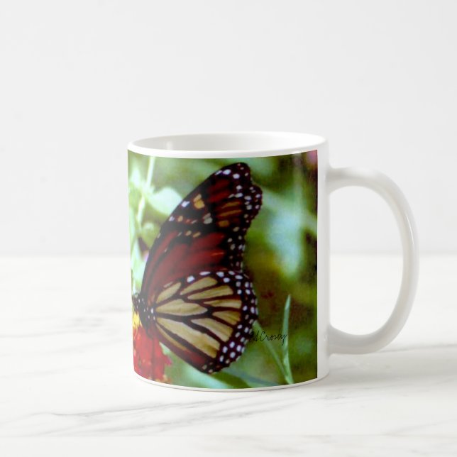 Taza De Café mariposa de monarca (Derecha)