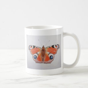 Taza De Café Mariposa de pavo real 2012