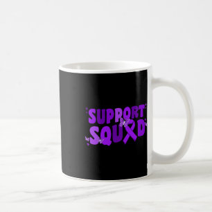 Taza De Café Mariposa de sensibilización del escuadrón Alzheime