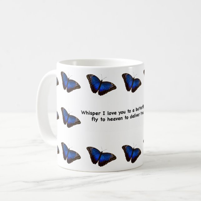 Taza De Café Mariposa de susurro (Anverso izquierdo)
