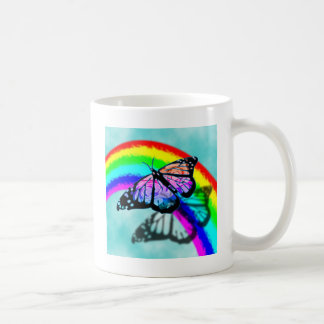 Taza De Café Mariposa del arco iris