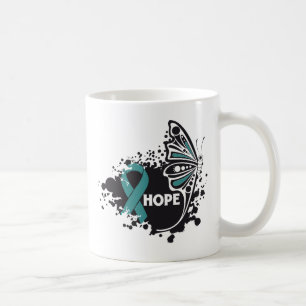 Taza De Café Mariposa del escleroderma de la esperanza