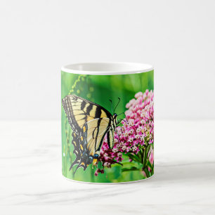 Taza De Café Mariposa del este de Swallowtail del tigre