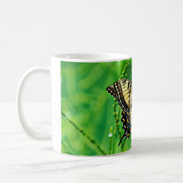 Taza De Café Mariposa del este de Swallowtail del tigre