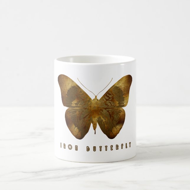 Taza De Café Mariposa del hierro (Centro)