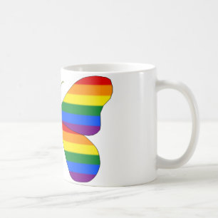 Taza De Café Mariposa del orgullo gay
