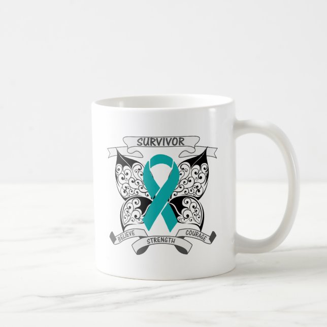 Taza De Café Mariposa del superviviente de Gravis de la (Derecha)