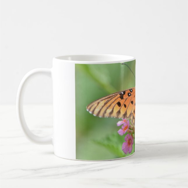 Taza De Café Mariposa en Coffee Mug (Izquierda)