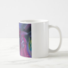 Taza De Café Mariposa en el Poster de Cornflowers no 3