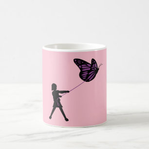 Taza De Café Mariposa en un correo