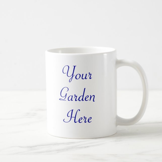 Taza De Café Mariposa Gardener Saying (Derecha)