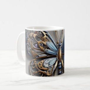 Taza De Café Mariposa metálica