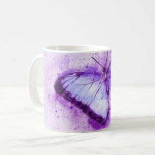 Taza De Café Mariposa morada