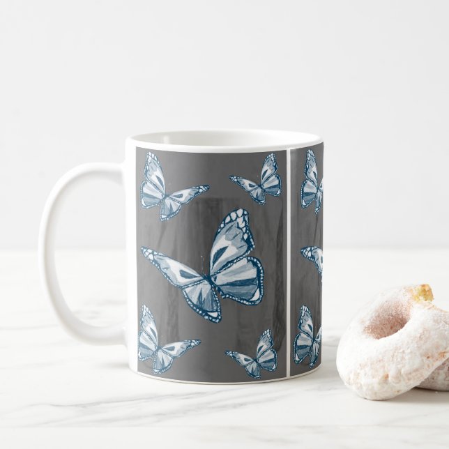 Taza De Café Mariposa Mug (Con donut)