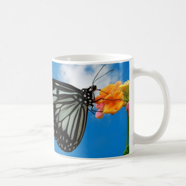 Taza De Café Mariposa Mug (Derecha)