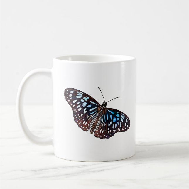 Taza De Café Mariposa Mug (Izquierda)