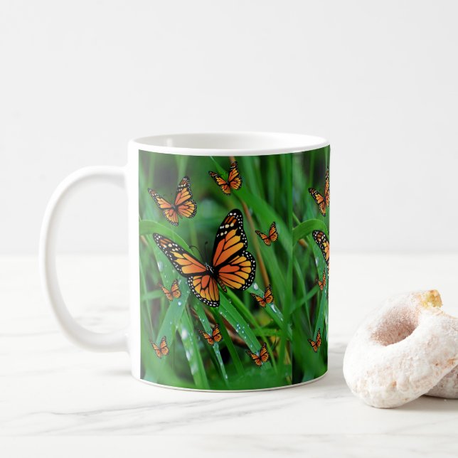 Taza De Café Mariposa Mug (Con donut)