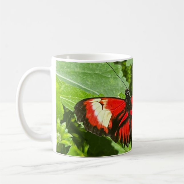 Taza De Café Mariposa naranja (Izquierda)