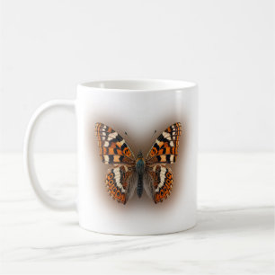 Taza De Café Mariposa naranja