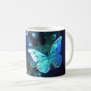 Taza De Café Mariposa nocturna fluida
