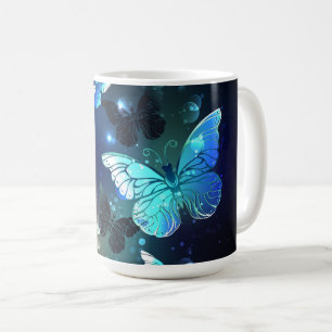 Taza De Café Mariposa nocturna fluida