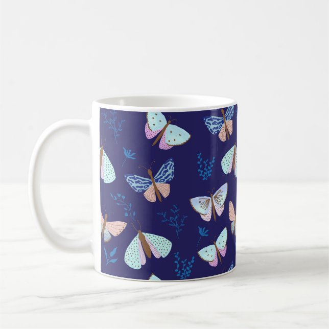 Taza De Café Mariposa Patterfly Mug (Izquierda)