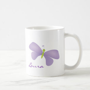 Taza De Café Mariposa preciosa de Laura