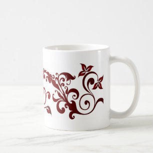 Taza De Café Mariposa roja