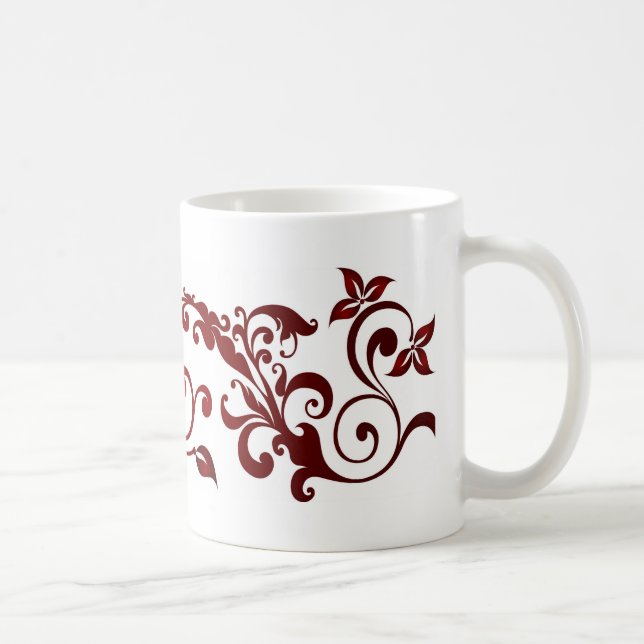 Taza De Café Mariposa roja (Derecha)