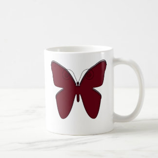 Taza De Café Mariposa roja