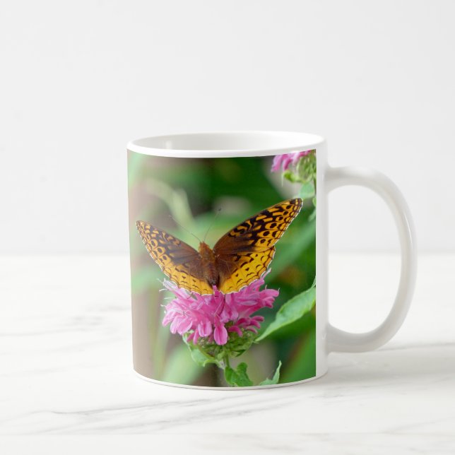 Taza De Café Mariposa Silvery Checkerspot (Derecha)