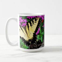 Taza De Café Mariposa Trasera de Tigre Oriental #1