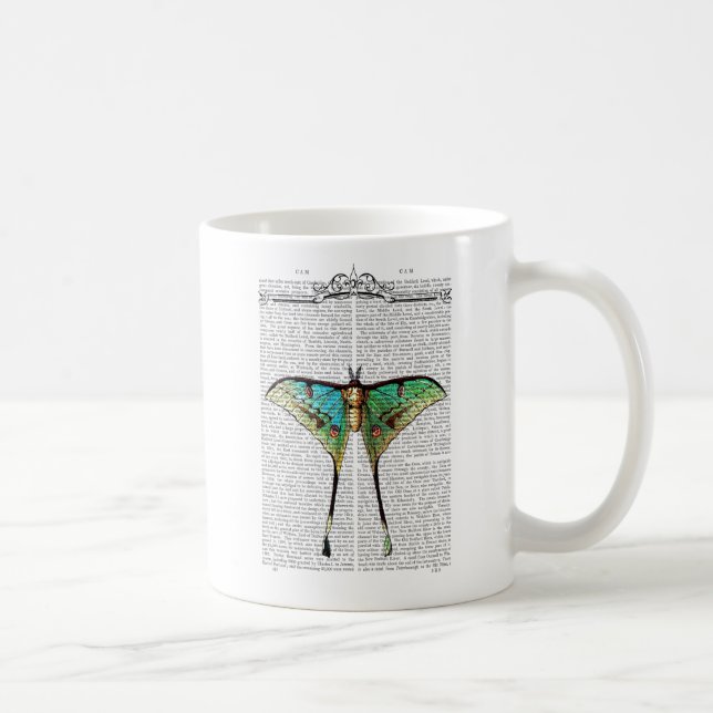 Taza De Café Mariposa vibrante (Derecha)