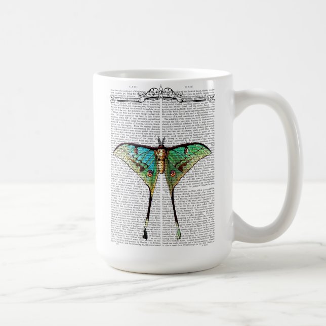 Taza De Café Mariposa vibrante (Derecha)