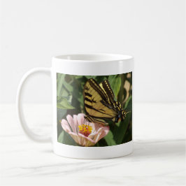 Taza De Café Mariposa y flor