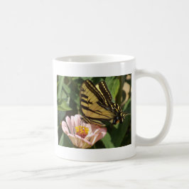 Taza De Café Mariposa y flor