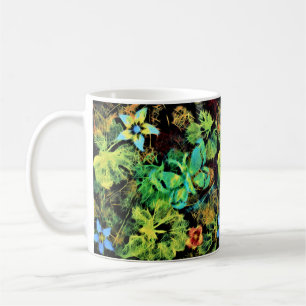 Taza De Café Mariposa y flor Rodilius Classic Mug