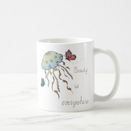 Taza De Café Mariposa y medusa