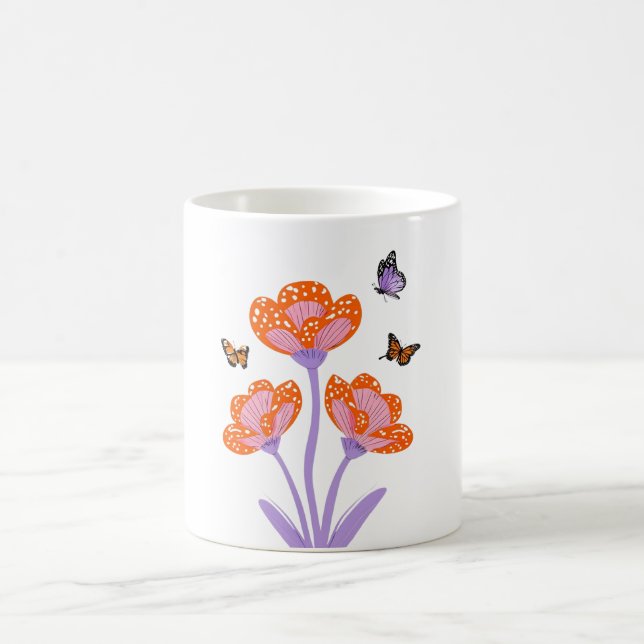 Taza De Café Mariposas (Centro)